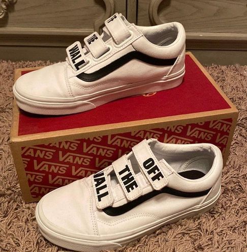 Vans off the wall velcro White Size 8 - $40 (46% Off Retail) - From Alarica