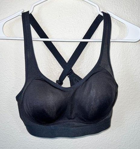 Hollister, Intimates & Sleepwear, Hollister Black Sports Athletic Bra  Criss Cross Strappy Back Size Small