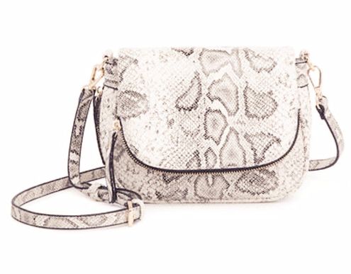 Moda Luxe Snakeskin Print Convertible Bag Multiple - $40 (55% Off