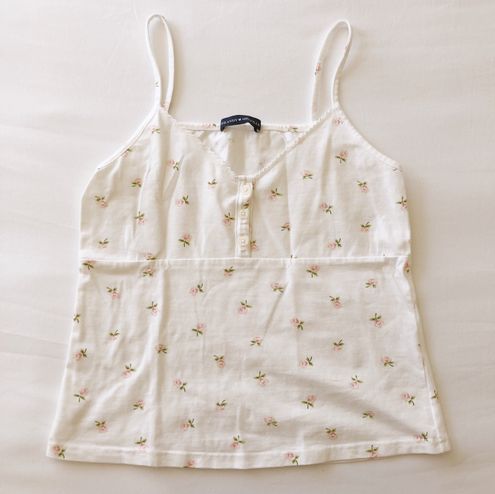 Brandy Melville Tiffany Floral Tank! - Excellent - Depop