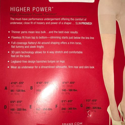 Spanx Higher Power High-Waisted Panties Shorts B Shapewear Size L - $25 -  From Emma