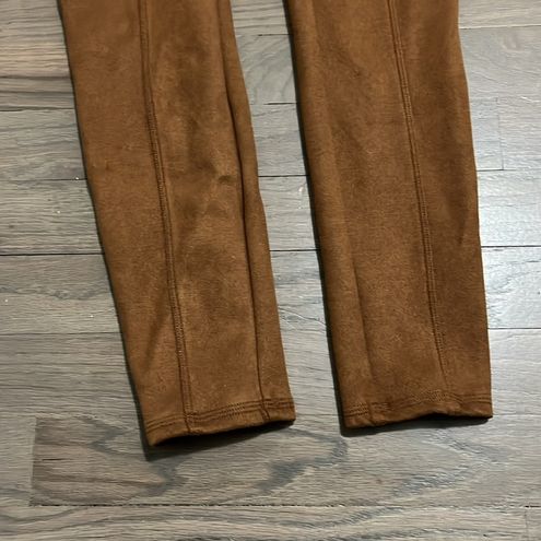 Spanx Camel Faux Suede Leggings. Small. Excellent condition! - $60 - From  Missy