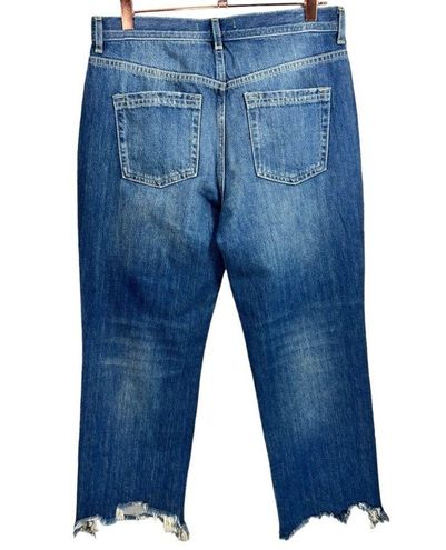 Free People We The Free Maggie Ripped Crop Straight Leg Jeans 29