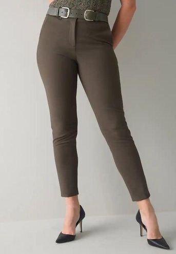 White House  Black Market NWT Curvy WHBM® Elle Slim Ankle Comfort Stretch  Pant in green. Size 10 - $50 (66% Off Retail) New With Tags - From Melodie