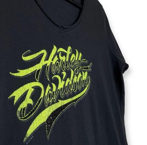 Neon Marietta Harley Davidson T-Shirt