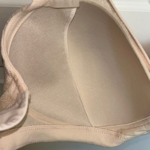 Breezies Lace Wireless Bra Tan Size 36 E / DD - $11 - From Shannon