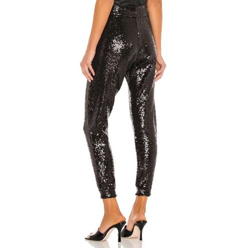 Commando Black Sequin Jogger Pants Size Small NWT - $133 New With Tags -  From Lauren