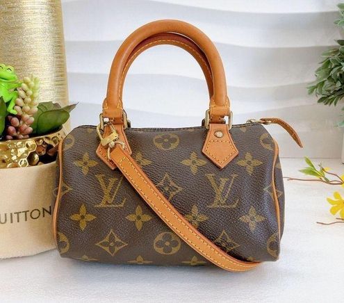 Louis Vuitton VERY CUTE Authentic Nano Mini Speedy Monogram W/ Strap -  $1191 - From Uta