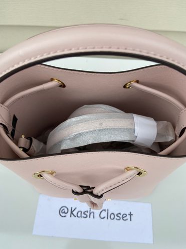 Michael Kors MK Suri Small Bucket Bag Powderblush Pink - $129