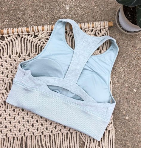 Alo Yoga Sports Bra Size Small - Alosoft Serenity Bra Blue - $45 (43