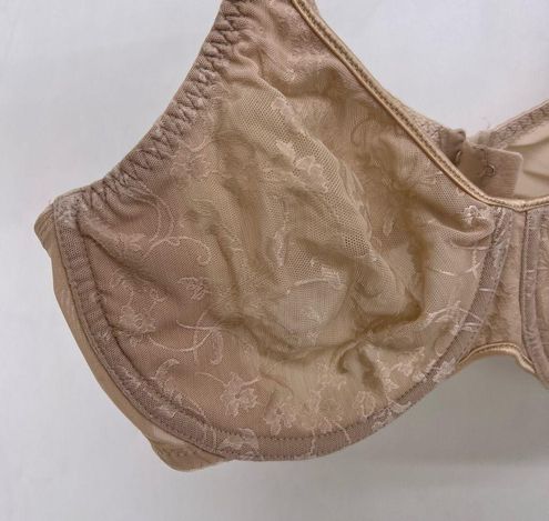 Bali Bra Body Physics Translucent Lace 38D Tan Size 38 D - $15