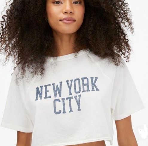 Plus Size New York Graphic Tee - White