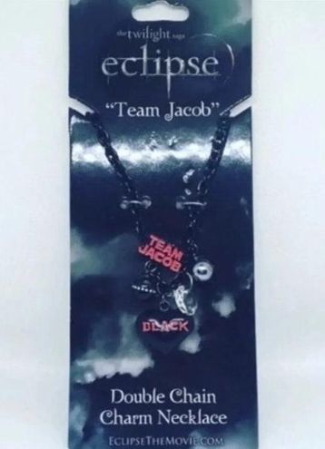  Twilight Eclipse Double Chain Charm Necklace (Team