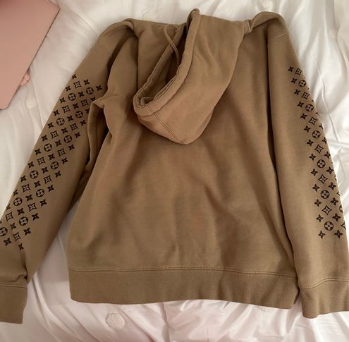 Independent Trading Co Alpha Phi Louis Vuitton Hoodie Brown Size