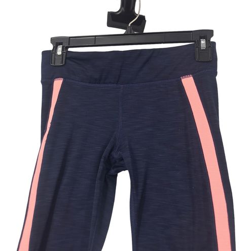 Under Armour WAIST BAND POCKET NAVY PEACH WOMENS XS COMPRESSION LEGGINGS -  $14 - From allison