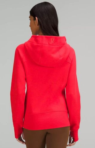 Lululemon Scuba Full-zip Hoodie In Carnation Red | ModeSens