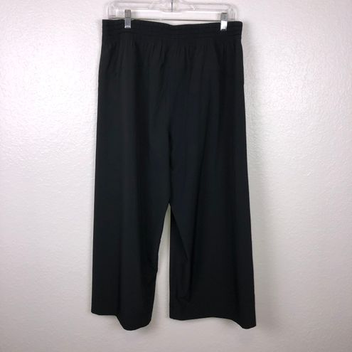 Lululemon Black Wanderer Culotte Pants Women's Size 10 Wide Leg