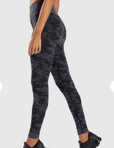 Gymshark ADAPT CAMO SEAMLESS LEGGING IN BLACK - $28 - From Olyvia