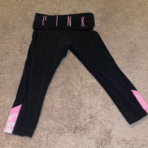 PINK - Victoria's Secret 𝅺LOVE PINK Mid-Length Yoga Pants Size XS - $23 -  From shana