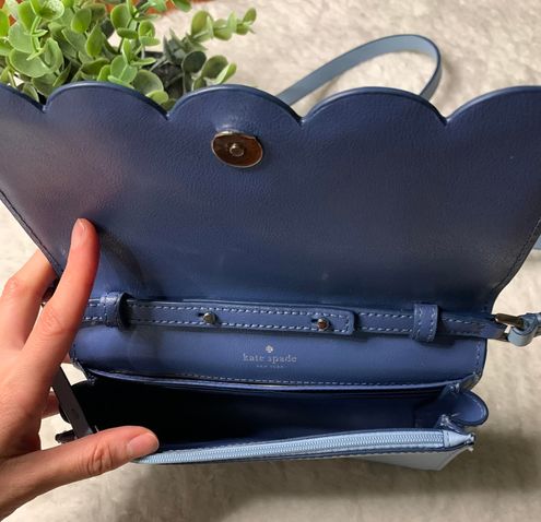 Kate Spade Baby Blue Scallop Trim Crossbody Bag - $100 - From Maria