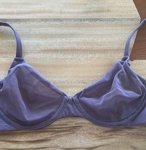 SKIMS Plum Mesh 32A Bra Purple Size 32 A - $15 (72% Off Retail) - From  Hailey