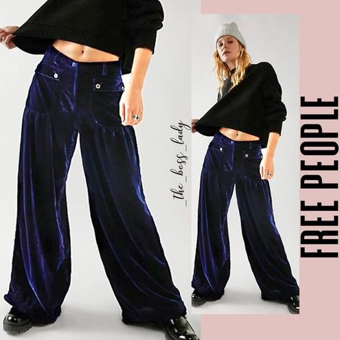 Free People Lotus Velvet Pants Size 31