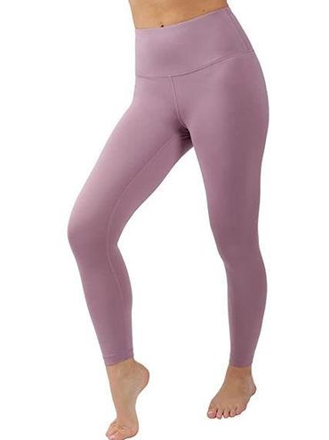 Yogalicious Lux Ankle Leggings High Rise Side Pocket Elastic Waistband  Mauve XS - $23 - From Pearl