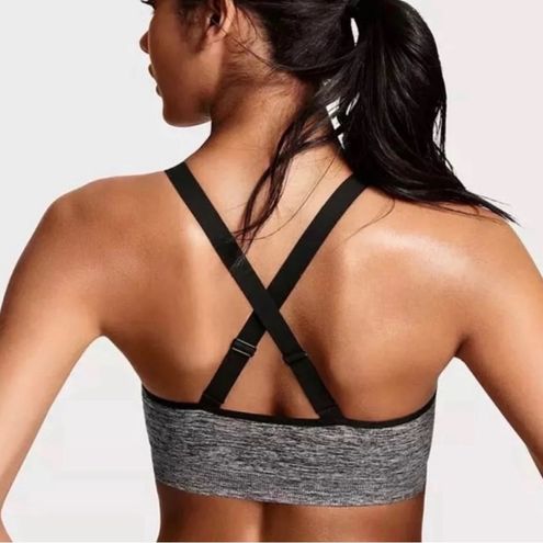 Victoria's Secret Victoria Sport strappy cagey Criss Cross Front Sports Bra  med - $13 - From Mandie