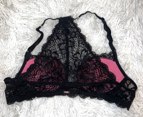 PINK - Victoria's Secret Lace Push-Up Bralette/Bra Black Size 34 AA - $15  (58% Off Retail) - From Riah