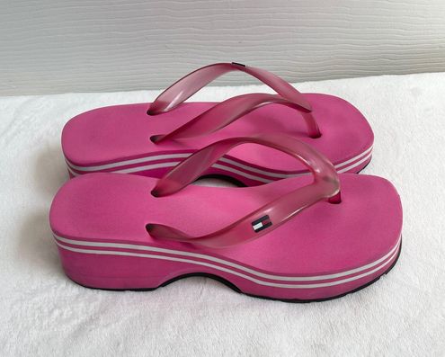 Tommy Hilfiger Vintage platform sandals Y2K Pink Size 6 - - From Celi
