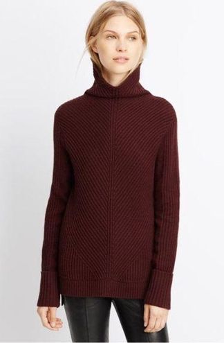 Vince directional hotsell rib pullover
