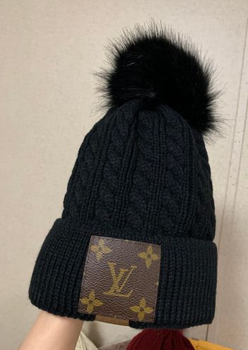 Louis Vuitton Recycled Winter Beanie Pom Pom Hat Tan - $85 New With Tags -  From Katheline