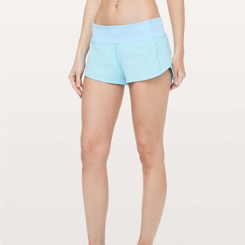 Lululemon Hydra Blue Speed Up Shorts 2.5” Size 4 - $69 - From Lululemon