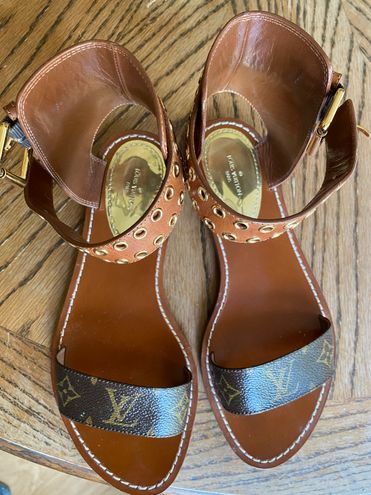 Louis Vuitton Passenger Flat Sandal Brown Size 8.5 - $852 (17% Off