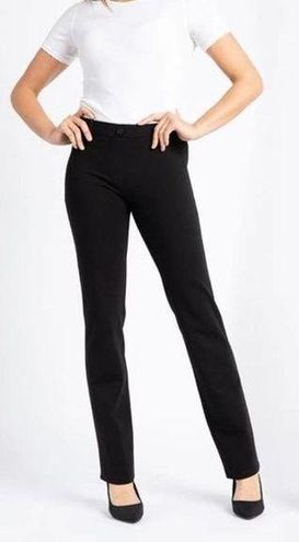 Betabrand Straight-Leg Classic Dress Pant Yoga Pant Size M Petitie