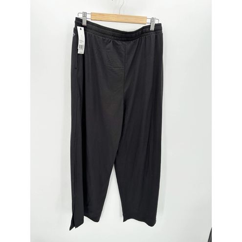 Zelos True Black Drawstring Waist Fleece Lounge Pants Women's Size Large L  NWT - $21 New With Tags - From Taylor