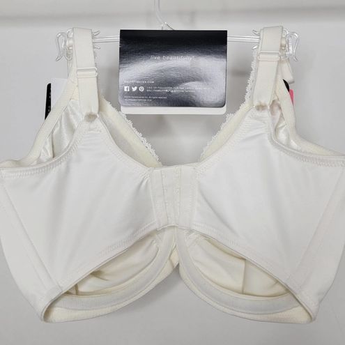 Nwt Lilyette by Bali Comfort Lace Full Figure Minimizer Bra 0428 Cream  36DDD White Size undefined - $27 New With Tags - From August