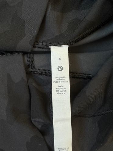 Lululemon Yoga Align Camo Leggings Black Size 4 - $65 (33% Off Retail) -  From Cauley