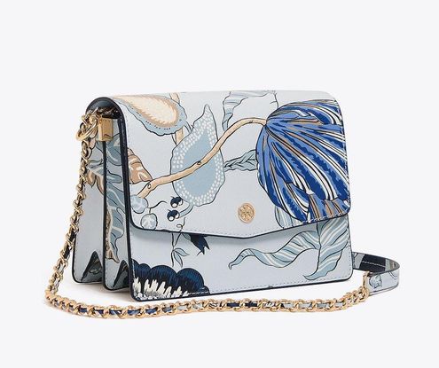 Tory Burch New Blue Robinson Floral Shoulder/Cross-body Bag - $180 (53% Off  Retail) - From Eva