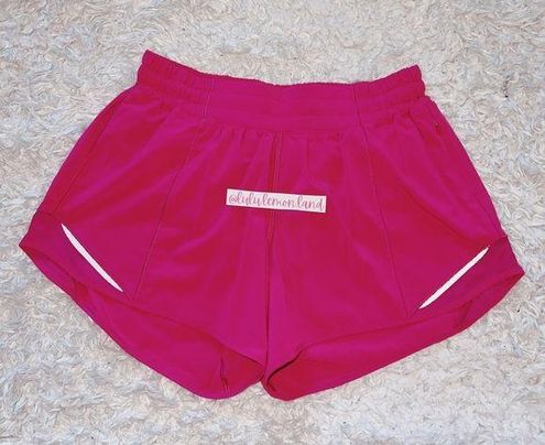 Lululemon Ripened Raspberry Hotty Hot Shorts 4” Size 6 - $48 - From  Lululemon