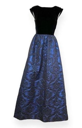 Aidan Mattox NWT Velvet Bodice Damask Jacquard Brocade Gown