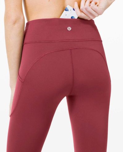 Lululemon Invigorate High-Rise Tight 25 Chianti Red Size 8 - $66