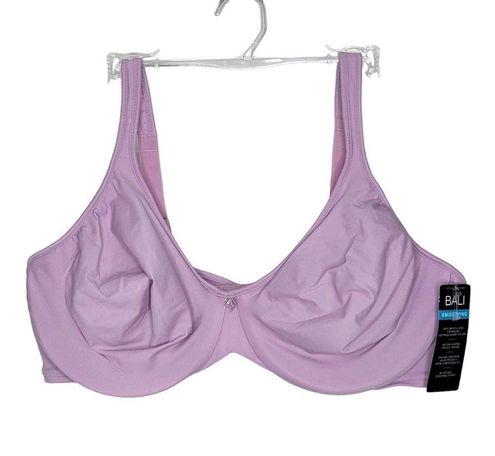 NWT Bali Passion for Comfort Underwire Bra 3383 42D Lilac Size undefined -  $25 New With Tags - From August