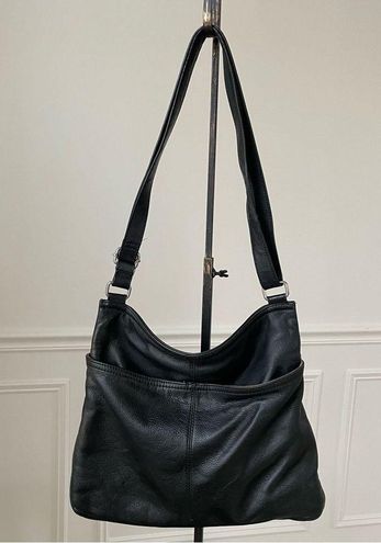 margot, Bags, Margot Black Leather Crossbody Shoulder Purse