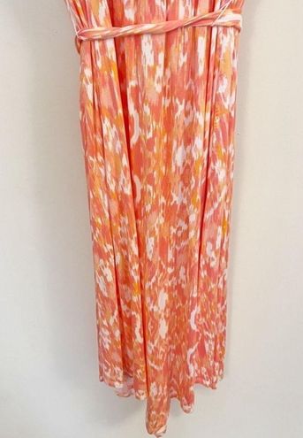 SOMA SOFT JERSEY HANDKERCHIEF BRA DRESS IN DREAM IKAT HEARTFELT PINK SIZE L  NEW Size L - $45 New With Tags - From Trendshoppe