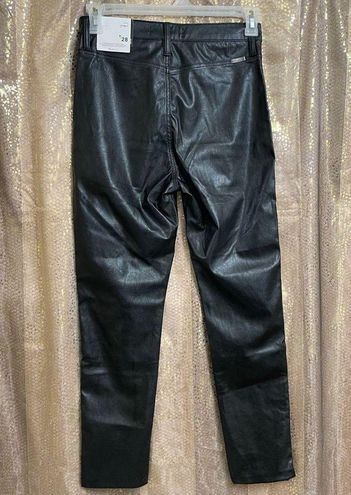 Pleather High Rise Legging Skinny