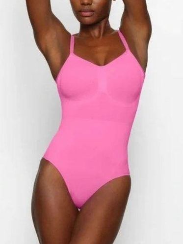 SKIMS RARE!! PINK Sculpting Brief Bodysuit Size M - $47 (32% Off