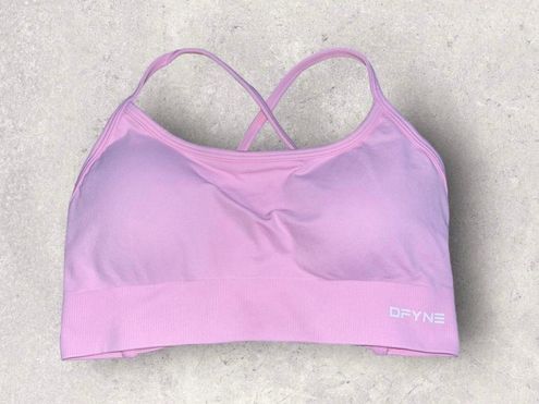 DFYNE DYNAMIC BACKLESS SPORTS BRA Pink Size M - $26 New With Tags - From  Jens