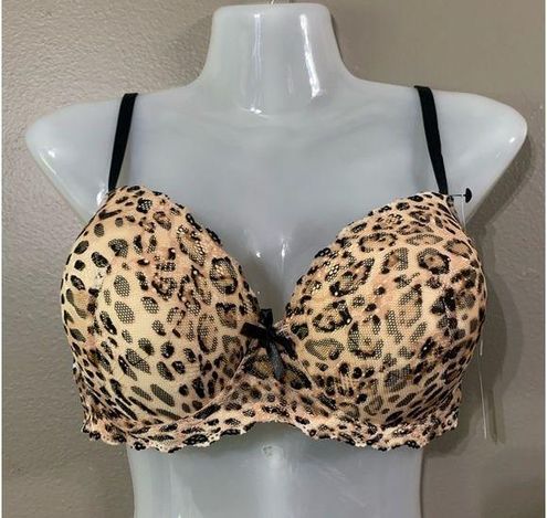 Paramour Cheetah Mega Push Up Bra Tan Size 36 C - $30 New With Tags - From  Nayely