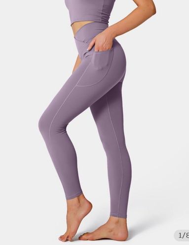 Halara Crossover Leggings Purple Size XS - $12 (58% Off Retail) - From  Lauren